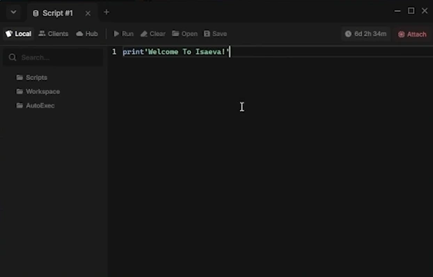 Isaeva Main Interface